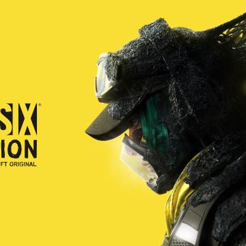 Tom Clancy's Rainbow Six Extraction, E3 2021, 2021 Games, Yellow background, PC Games, PlayStation 4, PlayStation 5, Xbox One, Xbox Series X and Series S