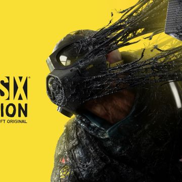 Tom Clancy's Rainbow Six Extraction, E3 2021, 2021 Games, Yellow background, PC Games, PlayStation 4, PlayStation 5, Xbox One, Xbox Series X and Series S