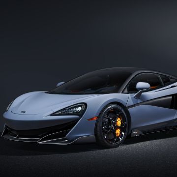 McLaren 600LT, Sports cars, Dark background