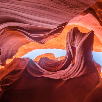Lower Antelope Canyon, 8K, Rock formations, Arizona, USA, Tourist attraction, Famous Place, 5K