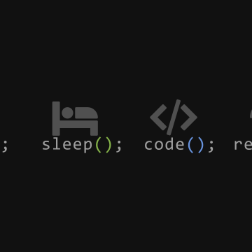 Eat, Sleep, Code, Repeat, Black background, Programmer quotes