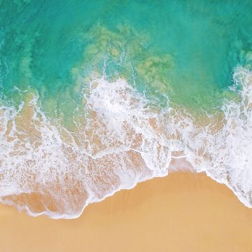 Beach, Drone photo, Aerial view, Seascape, Seashore