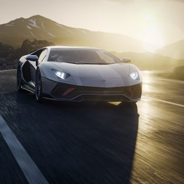 Lamborghini Aventador LP 780-4 Ultimae, Highway, Supercars, 2021