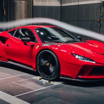Novitec Ferrari F8 Tributo N-Largo, Red cars, 2021, Sports cars, 5K