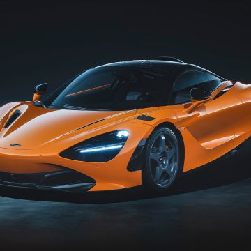 McLaren 720S Le Mans, 2021, Sports cars, Dark background