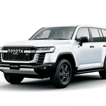 Toyota Land Cruiser GR Sport, 2021, White background, SUV