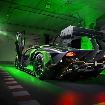 Lamborghini Essenza SCV12, Racing car, Hypercars, 2021, 5K