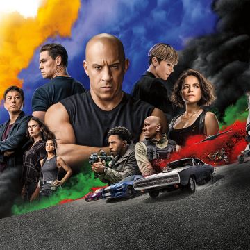 Fast & Furious 9, F9, Vin Diesel, Jordana Brewster, Ludacris, Michelle Rodriguez, Tyrese Gibson, Nathalie Emmanuel, 2021 Movies