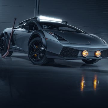 Lamborghini Gallardo Offroad, Aesthetic, 5K
