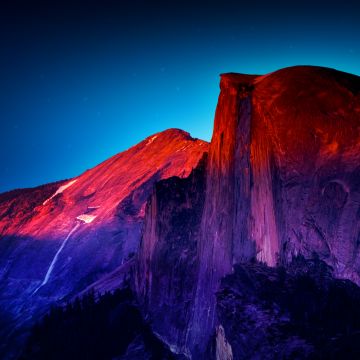 Glacier Point, Yosemite Valley, National Park, Colorful, Vibrant, Viewpoint, Mountain Peak, Manipulation, Retina, Landscape, Famous Place, 5K