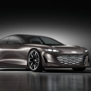 Audi grandsphere concept, Electric cars, Concept cars, 2021, Dark background, 5K