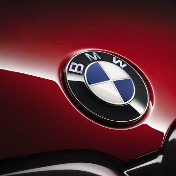 BMW logo, BMW 7 Series, 5K