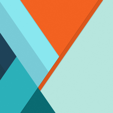 Material Design, Minimalist, Orange, Stripes, Blue, Flat