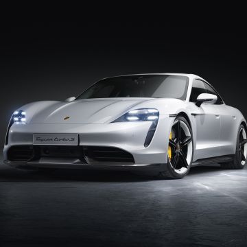 Porsche Taycan Turbo S, Sports cars, 5K