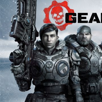 Gears 5, Kait Diaz, Marcus Fenix, Xbox One, Xbox Series X, PC Games, 5K