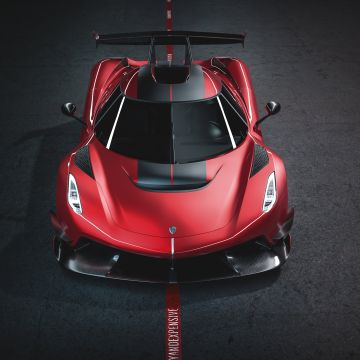 Koenigsegg Jesko, Sports cars, 2020, 5K, 8K, Dark background