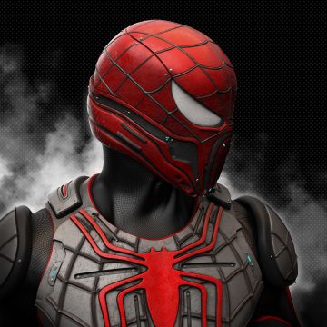 Spider-Man, Marvel Superheroes, Dark background, Spiderman