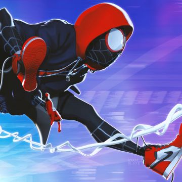 Miles Morales, Spider-Man: Into the Spider-Verse, Digital Art, Marvel Comics, Spiderman