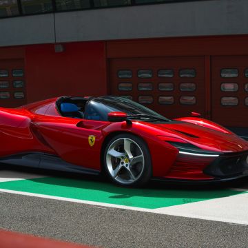 Ferrari Daytona SP3, Sports cars, Supercars, Race track, 5K, 2021