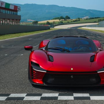 Ferrari Daytona SP3, 5K, Sports cars, Supercars, Race track, 2021