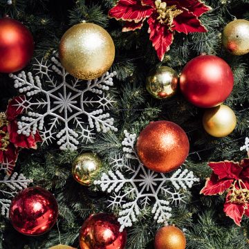 Christmas decoration, Christmas ornaments, Christmas tree, Snowflakes, 5K, Navidad, Noel