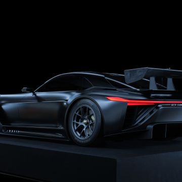 Toyota GR GT3 Concept, 5K, Sports cars, 2022, Black background, 8K