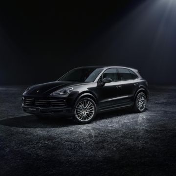 Porsche Cayenne, 2022, Dark background