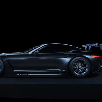 Toyota GR GT3 Concept, 8K, Sports cars, 2022, Black background, 5K