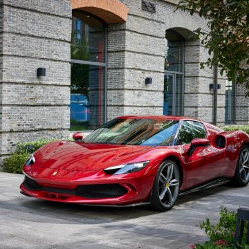 Ferrari 296 GTB, Plug-In Hybrid, Hybrid sports car, 5K, 8K, 2022