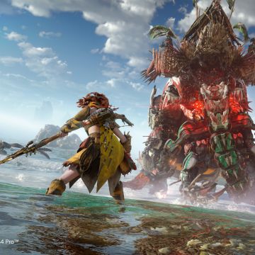 Aloy, Fengxi, Boss Fight, Horizon Forbidden West, Gameplay, 2022 Games, PlayStation 4, PlayStation 5