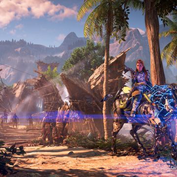 Horizon Forbidden West, Game Art, Aloy, Gameplay, 2022 Games, PlayStation 4, PlayStation 5