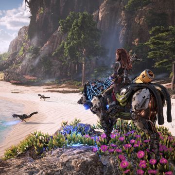 Aloy, Charger, Horizon Forbidden West, Gameplay, 2022 Games, PlayStation 4, PlayStation 5