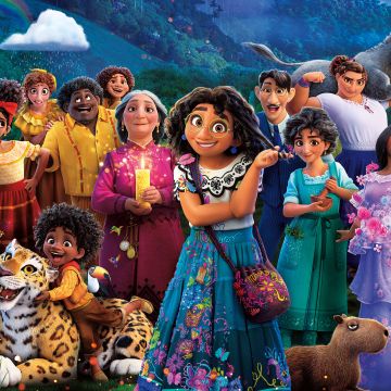 Encanto, Walt Disney Animation, 2022 Movies, Mirabel Madrigal, Luisa, Julieta, Bruno, Isabela, Dolores, Antonio, Félix, 5K