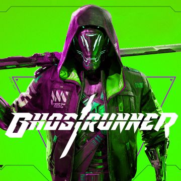 Ghostrunner, PC Games, PlayStation 4, Xbox One, Nintendo Switch, Amazon Luna, PlayStation 5, Xbox Series X and Series S, Neon Green background