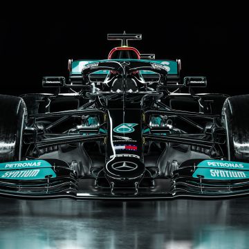 Mercedes-AMG F1 W12 E Performance, Formula One cars, Formula E racing car, Dark background