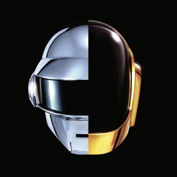 Daft Punk, AMOLED, Electronic music duo, French, Daft Punk Helmet, Black background, 5K, 8K