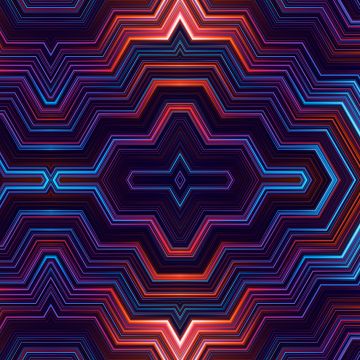 Symmetry, Geometric, Colorful, Lines, Kaleidoscope