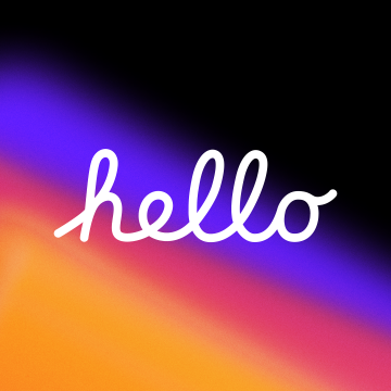 Hello, Apple Event, Gradient background, Aesthetic