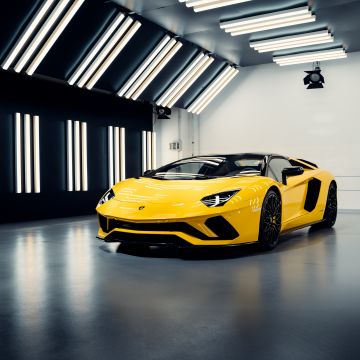 Lamborghini Aventador, Supercars, 5K