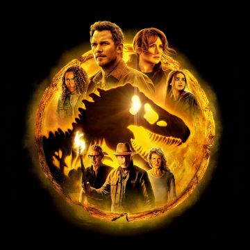 Jurassic World: Dominion, Movie poster, 2022 Movies, Jeff Goldblum, Laura Dern, Sam Neill, Bryce Dallas Howard, Chris Pratt, DeWanda Wise, Isabella Sermon