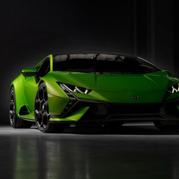 Lamborghini Huracán Tecnica, Dark aesthetic, Supercars, 2022, 5K, 8K, Dark background