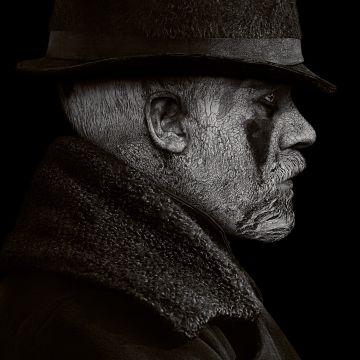 Taboo, Tom Hardy, James Keziah Delaney, TV series, Black background, 2022 Series