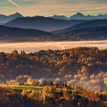 Tatra Mountains, Landscape, Foggy, Morning, Autumn, Scenic, Poland, Europe