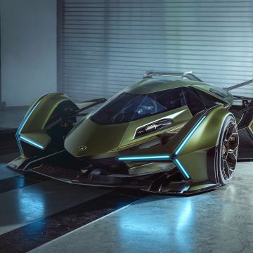 Lamborghini Lambo V12 Vision GT, 5K, Concept cars, Hypercar