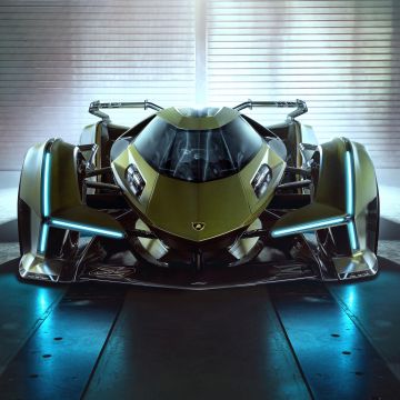 Lamborghini Lambo V12 Vision GT, Hypercar, Concept cars, 5K