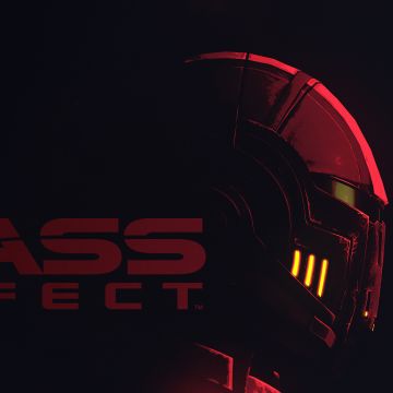 Mass Effect, Dark background, 5K