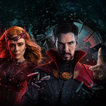 Doctor Strange in the Multiverse of Madness, Elizabeth Olsen, Wanda Maximoff, Scarlet Witch, Benedict Cumberbatch, Doctor Strange, Marvel Comics, Marvel Superheroes, 2022 Movies