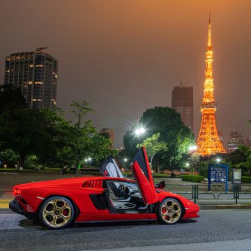 Lamborghini Countach LPI 800-4, Tokyo Tower, Japan, 2022