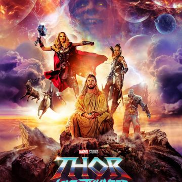 Thor: Love and Thunder, 2022 Movies, Natalie Portman, Christian Bale, Taika Waititi, Chris Hemsworth, Tessa Thompson, Jane Foster, Valkyrie, Marvel Superheroes, Marvel Comics