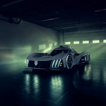Peugeot 9X8 Prototype, Electric Sports cars, Hypercars, 2022, 5K